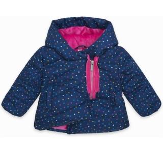 【tuc tuc】女童 藍彩點斜拉鏈鋪棉外套 18M-6A PH6248(tuctuc baby 外套)