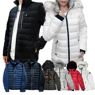 【NAUTICA】男女款 防風 防潑水 鋪棉 機能外套(美國原裝進口)