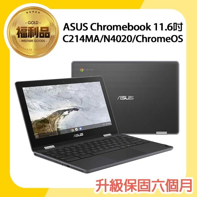 【ASUS 華碩】福利品11.6吋C214MA翻轉觸控筆電(Chromebook