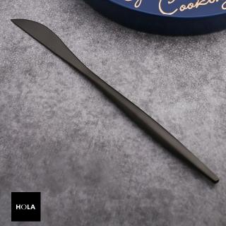【HOLA】伊登不鏽鋼餐刀21.5cm 霧黑