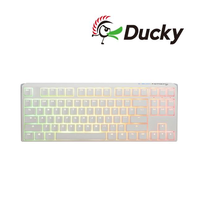 Ducky】One 3 DKON2187ST 80%RGB機械式鍵盤中文白(茶軸/青軸/紅軸