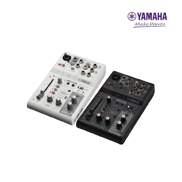 Yamaha 山葉音樂】AG03 MK2 直播錄音介面3軌混音器(原廠公司貨保固一年