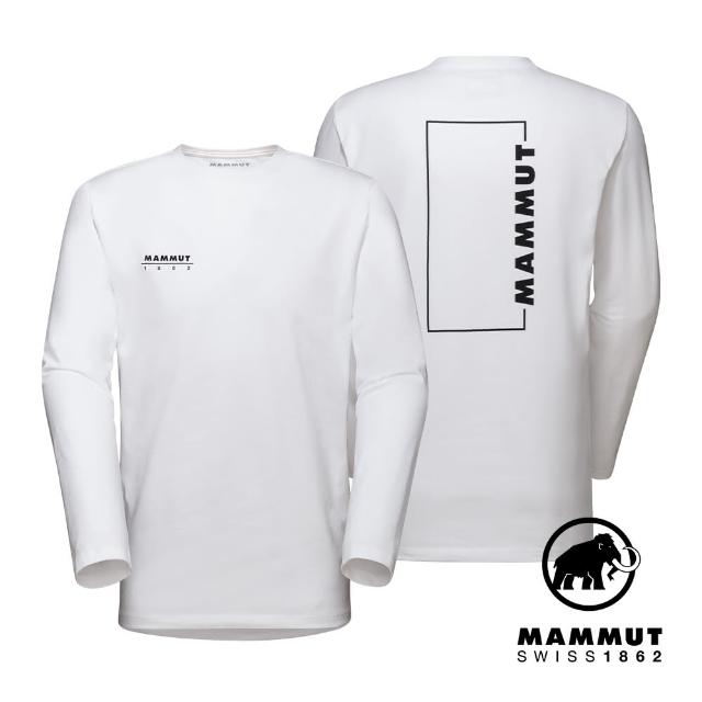 Mammut 長毛象】Mammut Longsleeve Men 有機棉長袖T恤白色男款#1016