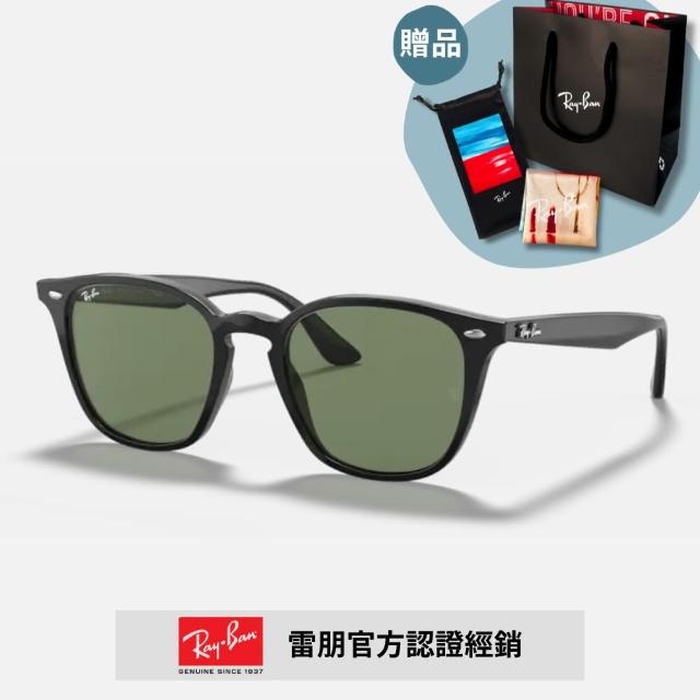 【RayBan 雷朋】經典方形膠框太陽眼鏡(RB4258F-601/71、710/73