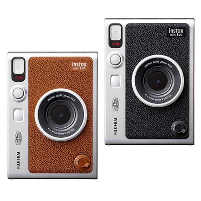 【FUJIFILM 富士軟片】富士instax mini Evo 拍立得相機含空白底片40