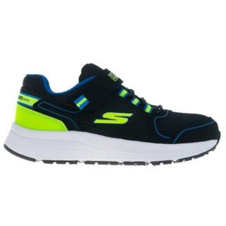 【SKECHERS】Go Run Consistent 中大童 男童 慢跑鞋 運動 緩震 黑綠(405262LBBLM)
