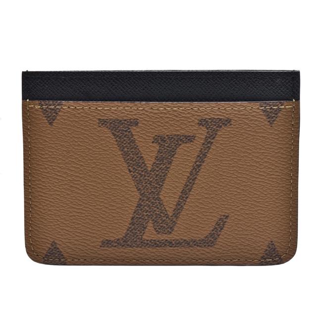 【Louis Vuitton 路易威登】M81462 Side-Up系列經典Reverse色帆布萬用卡夾