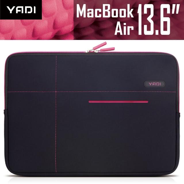 【YADI】MacBook Air 13.6 inch 抗衝擊防震機能內袋(獨特內襯多點設計 防震抗摔)