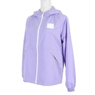 【SKECHERS】Outerwear 女 外套 連帽 防風 薄款 口袋 輕巧收納 淺紫(L121W099-005U)
