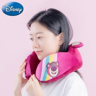 【Disney 迪士尼】熊抱哥記憶棉便攜雙駝峰飛機枕午睡枕(旅行枕 護頸枕)