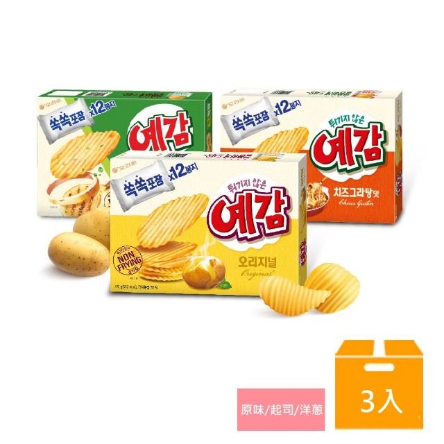 即期品【好麗友】預感洋芋片大包裝x3盒 原味+起司(限定2024.3月效期)