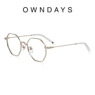 【OWNDAYS】John Dillinger系列 多角形款金屬框光學眼鏡(JD1042B-3A C4)