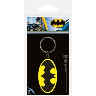 【DC蝙蝠俠】蝙蝠俠 Batman LOGO 經典蝙蝠俠 進口鑰匙圈 橡膠鑰匙圈掛環