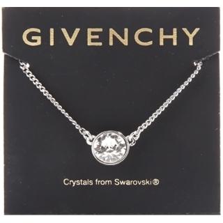 【GIVENCHY 紀梵希】銀色經典圓型簡約百搭項鍊
