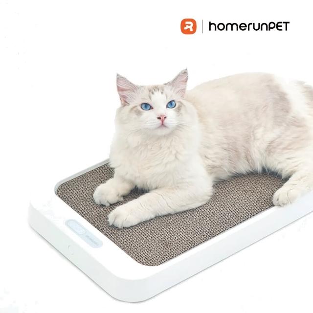 【HomeRun 霍曼】魔板寵物秤重機(原廠保固一年 貓抓板兼體重機)