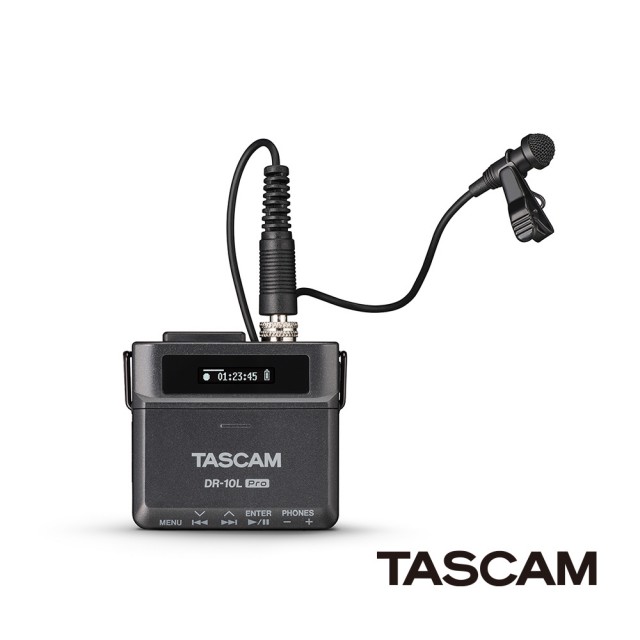 TASCAM】DR-10L Pro 便攜式外景錄音機領夾式麥克風(公司貨) - momo購物