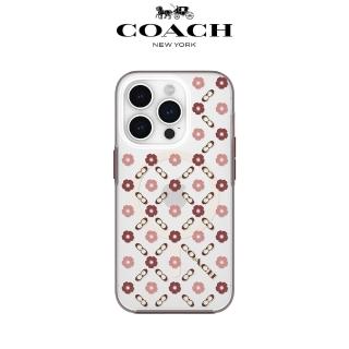 【COACH】iPhone 15 Pro Max MagSafe 手機殼 小茶花(磁吸)