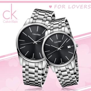 【瑞士 CK手錶 Calvin Klein】甜蜜浪漫情侶對錶(K4N21141+K4N23141)
