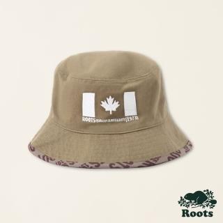 【Roots】Roots 配件-摩登都市系列 雙面漁夫帽(棕褐色)