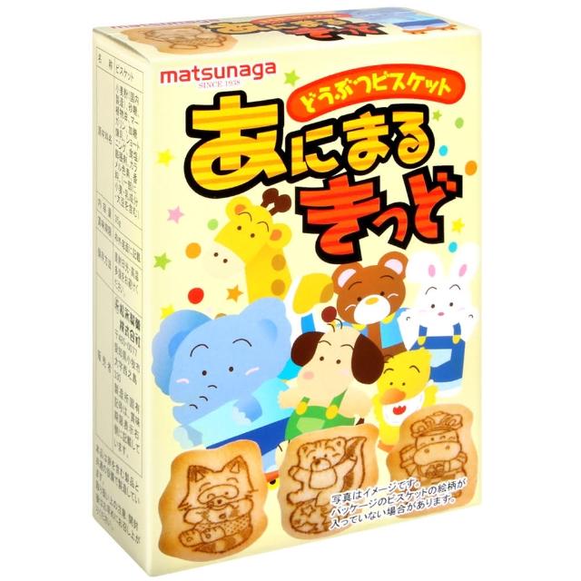 【matsunaga 松永製果】動物造型餅乾(25g)