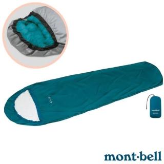 【mont bell】超輕防水透氣睡袋露宿袋.內套(1121328 BASM 藍綠)