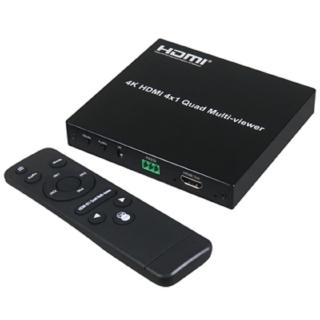 【伽利略】HDMI 4K@30Hz 4進1出 影音分割器(HDS401B)