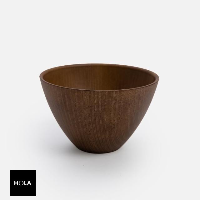 【HOLA】SUNLIFE木紋碗10.8cm 淺咖啡