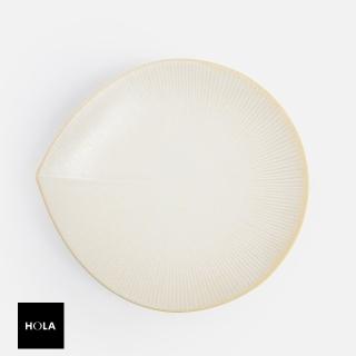 【HOLA】丸善陶瓷盤9吋 葉子米