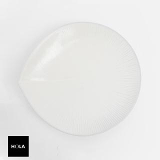 【HOLA】丸善陶瓷盤9吋 葉子藍
