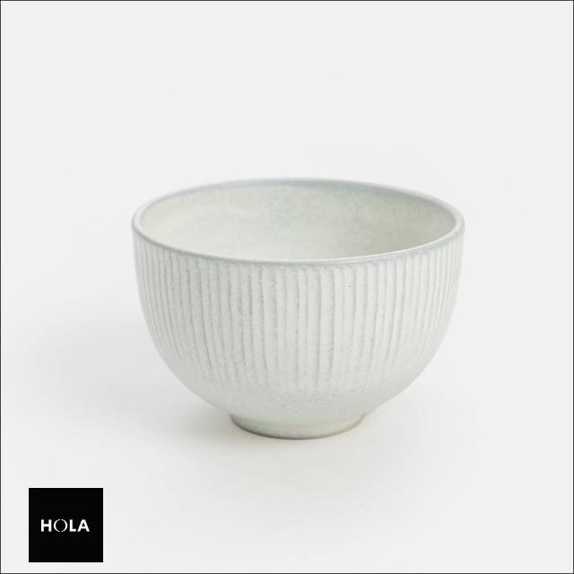 【HOLA】丸善陶瓷飯碗4.5吋 葉子藍