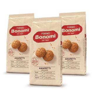 【Bonomi白朗妮】義大利 杏仁酥500g x3入(杏仁 義式甜點 小脆餅)