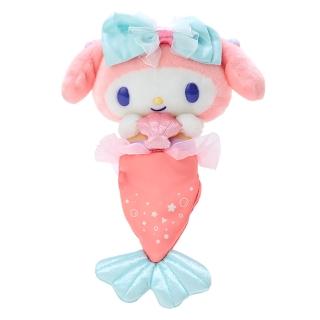 【SANRIO 三麗鷗】美人魚系列 人魚裝扮絨毛娃娃 美樂蒂