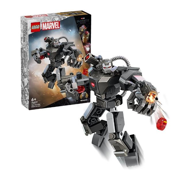 【LEGO 樂高】Marvel超級英雄系列 76277 War Machine Mech Armor(戰爭機器 漫威 模型 禮物)