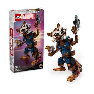 【LEGO 樂高】Marvel超級英雄系列 76282 火箭浣熊和格魯特寶寶(Rocket & Baby Groot 漫威)