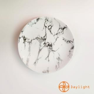 【Daylight】大理石紋系列-15.5cm圓淺盤(陶瓷盤 北歐 沙拉盤 餐具 點心盤 入厝禮 新婚禮)
