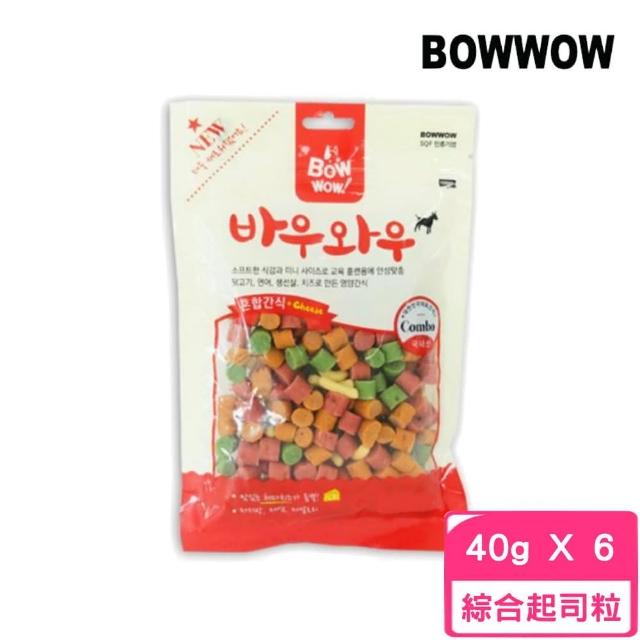【BOWWOW】高鈣海陸起司粒 40g*6包組(狗零食)