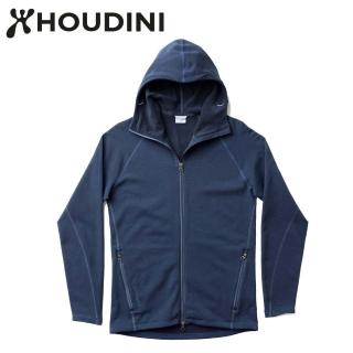 【Houdini】瑞典 原廠貨 男 Outright Houdi Power Stretch保暖外套/運動/生活/旅行 陰鬱藍