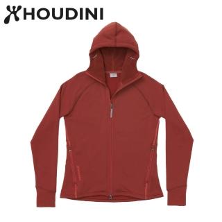 【Houdini】瑞典 原廠貨 女 Power Houdini 保暖外套/運動/生活/旅行 深紅