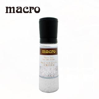 【Macro】義大利天然日曬海鹽研磨罐 345gx1罐