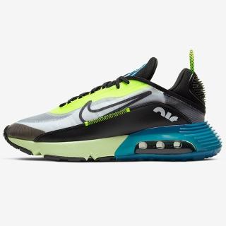 【NIKE 耐吉】Nike 休閒鞋 男鞋 Air Max 2090 休閒 氣墊 科技感 黑 藍 綠(BV9977-101)