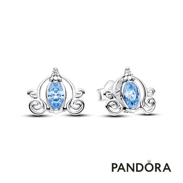 【Pandora 官方直營】迪士尼《仙履奇緣》南瓜馬車造型針式耳環