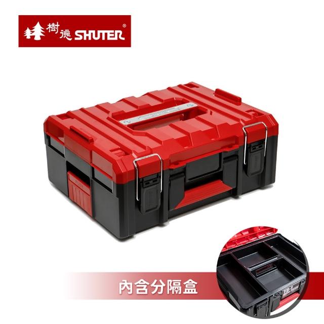 【SHUTER 樹德】MIT台灣製 TB1 職人旗艦重載工具箱-有內盒(零件箱/工具盒/釣魚箱)