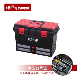 【SHUTER 樹德】MIT台灣製 TB-802 工具箱/手提置物箱(零件箱/工具盒/釣魚箱)