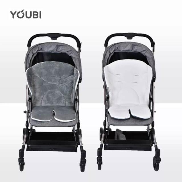 【Youbi】嬰兒推車絨毛保暖坐墊(安全座椅棉墊 水晶絨布墊 保暖禦寒)
