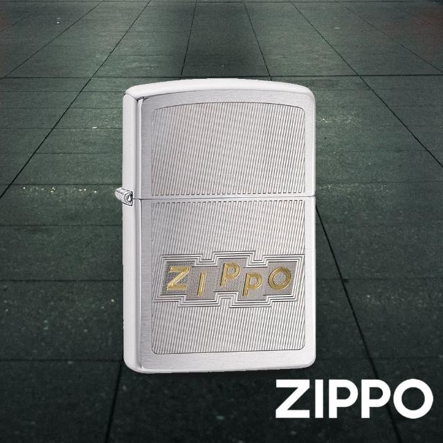 【Zippo官方直營】經典印刷標誌防風打火機(美國防風打火機)