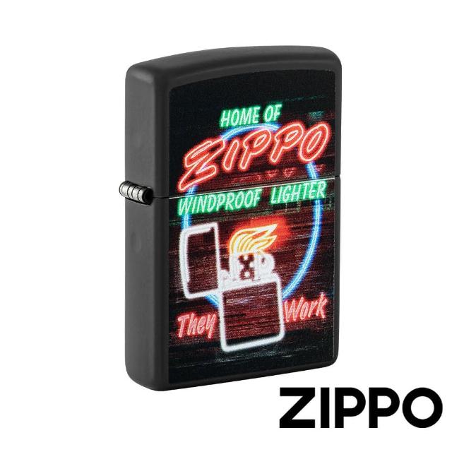 【Zippo官方直營】霓虹燈設計防風打火機(美國防風打火機)