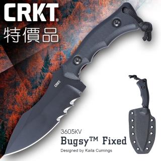 【CRKT】特價品 Bugsy半齒刃直刀(#3605KV)
