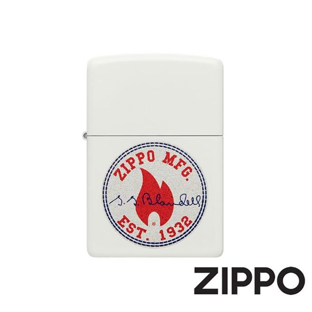 【Zippo官方直營】經典工廠標誌設計防風打火機(美國防風打火機)