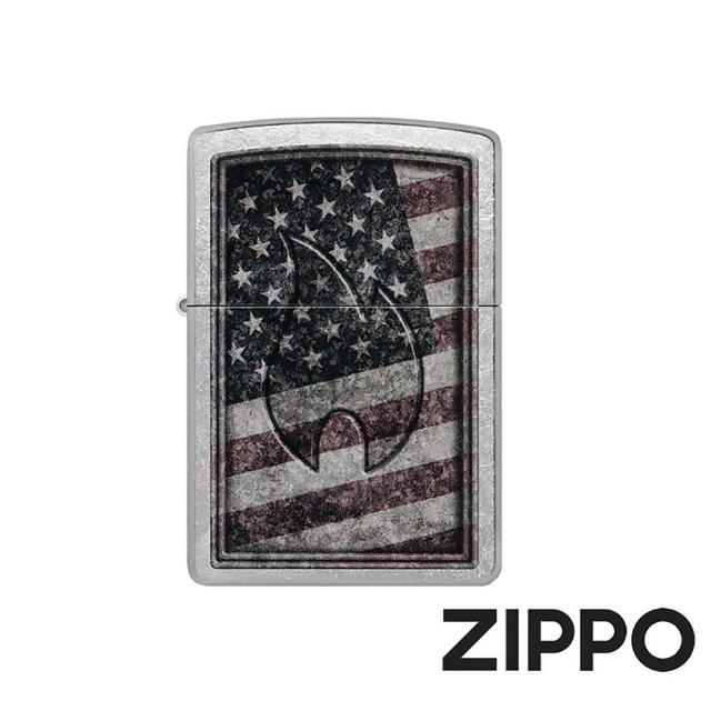 【Zippo官方直營】美國火焰旗幟防風打火機(美國防風打火機)