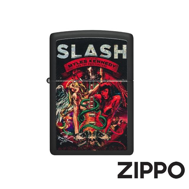 【Zippo官方直營】SLASH樂團聯名款防風打火機(美國防風打火機)